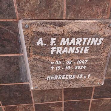 MARTINS A.F. 1947-2024