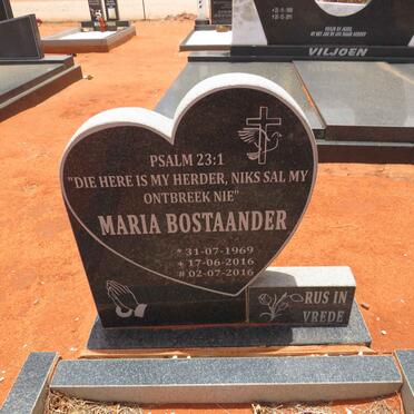 BOSTAANDER Maria 1969-2016