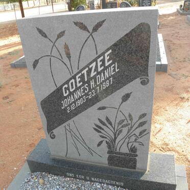 COETZEE Johannes H. Daniel 1903-1987