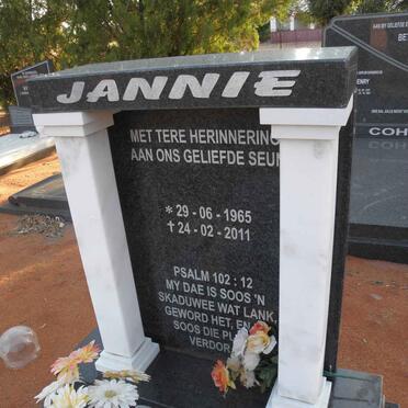 FOURIE Jannie 1965-2011