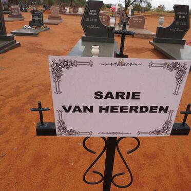 HEERDEN Sarie, van 