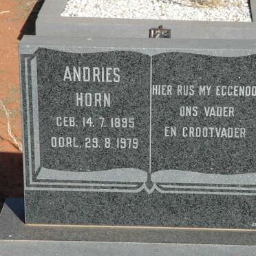 HORN Andries 1895-1979