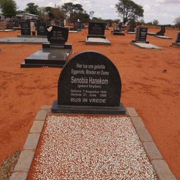 HANEKOM Senobia nee STRYDOM 1944-1986