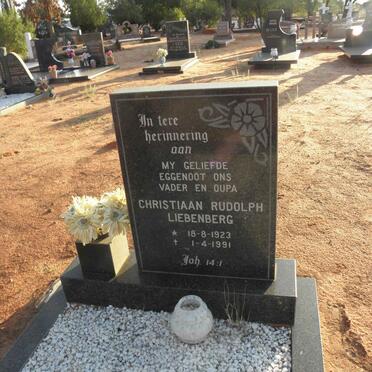 LIEBENBERG Christiaan Rudolph 1923-1991