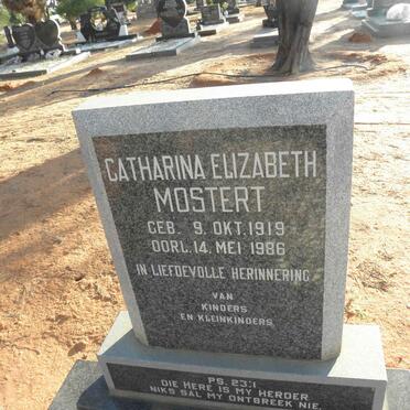 MOSTERT Catharina Elizabeth 1919-1986