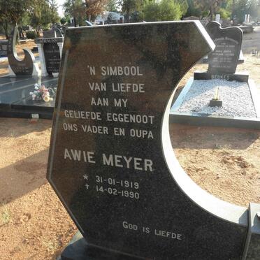 MEYER Awie 1919-1990