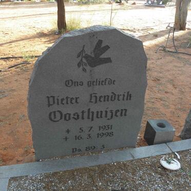 OOSTHUIZEN Pieter Hendrik 1931-1998
