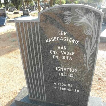 OBERHOLZER Ignatius 1906-1986