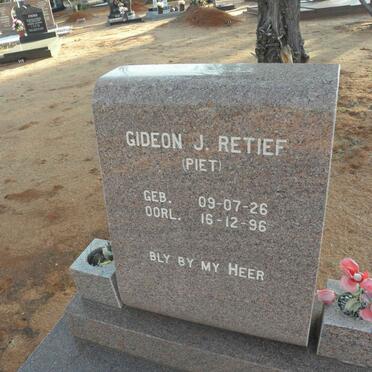 RETIEF Gideon J. 1926-1996
