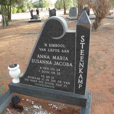 STEENKAMP Anna Maria Susanna Jacoba 1921-2001