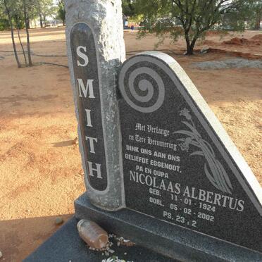 SMITH Nicolaas Albertus 1924-2002