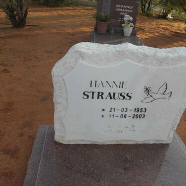 STRAUSS Hannie 1953-2003