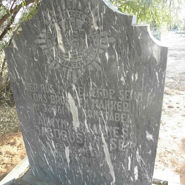 VISSER Alwyn Johannes Jacobus 1938-1998