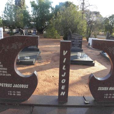 VILJOEN Petrus Jacobus 1925-2003 &amp; Susara Magrietha 1929-2008