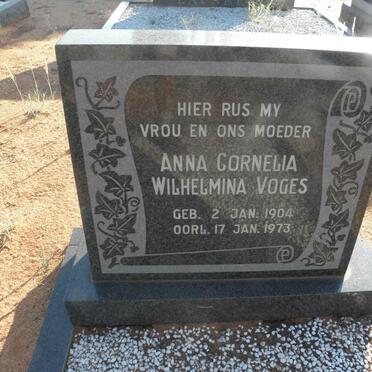 VOGES Anna Cornelia Wilhelmina 1904-1973
