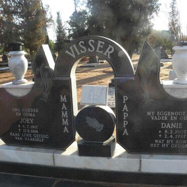 VISSER Danie 1907-1997 &amp; Joey 1917-2008
