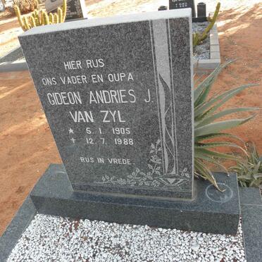 ZYL Gideon Andries J., van 1905-1988
