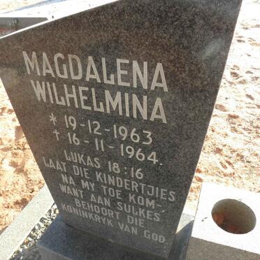 ? Magdalena Wilhelmina 1963-1964