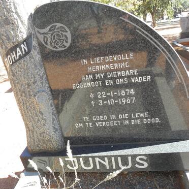 JUNIUS Johan 1874-1967
