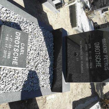 DROTSCHE Barend Petrus 1924-1980 :: DROTSCHE Carl 1949-2012