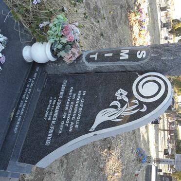 SMIT Frederik Johannes N. 1936-2007