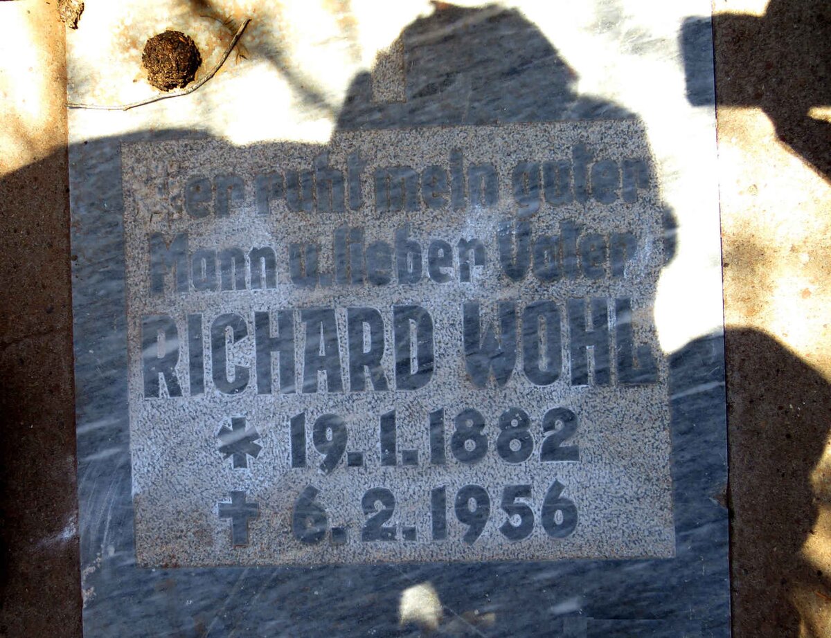 WOHL Richard 1882-1956
