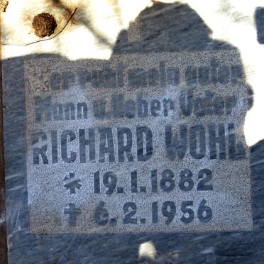 WOHL Richard 1882-1956
