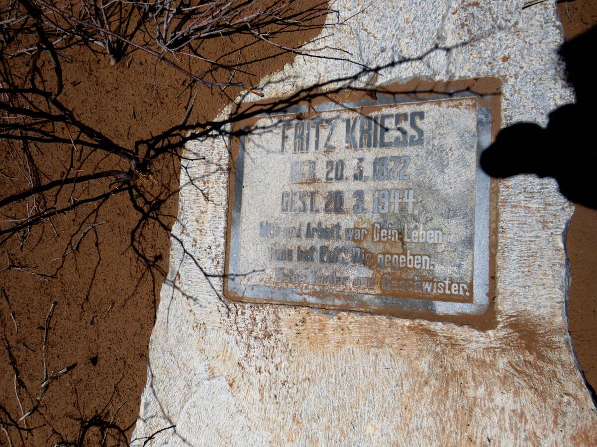 KRIESS Fritz 1872-1944