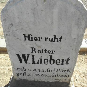 LIEBERT W. 1882-1905