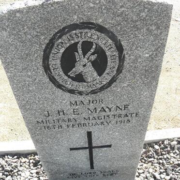 MAYNE J.H.E. -1918