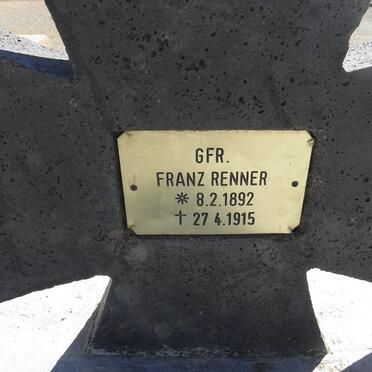 RENNER Franz 1892-1915