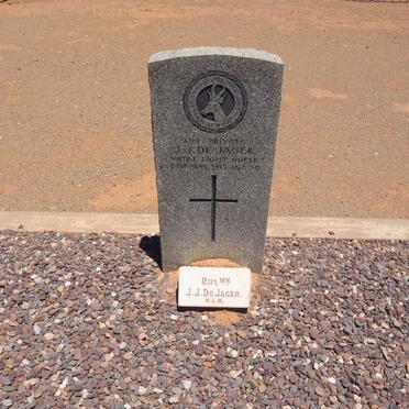 JAGER J.J., de -1915