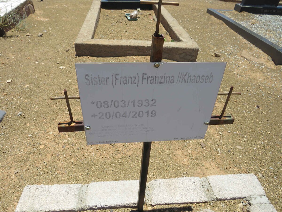 KHAOSEB Franzina 1932-2019