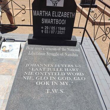 SWARTBOOI Martha Elizabeth 1946-2021