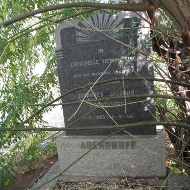 ADENDORFF Johannes Jacobus 1903-1950