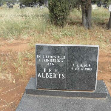 ALBERTS P.P.H. 1918-1989