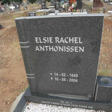 ANTHONISSEN Elsie Rachel 1949-2004