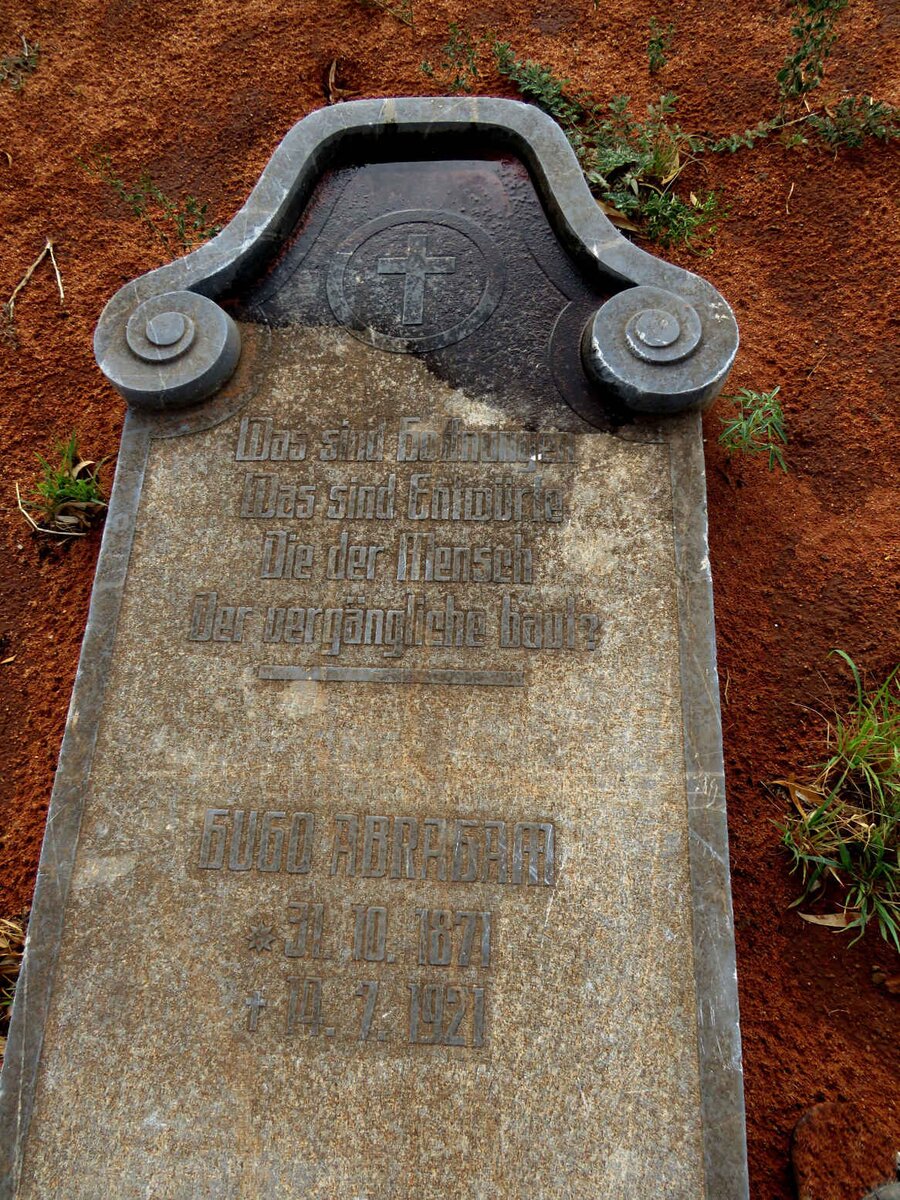 ABRAHAM Hugo 1871-1921