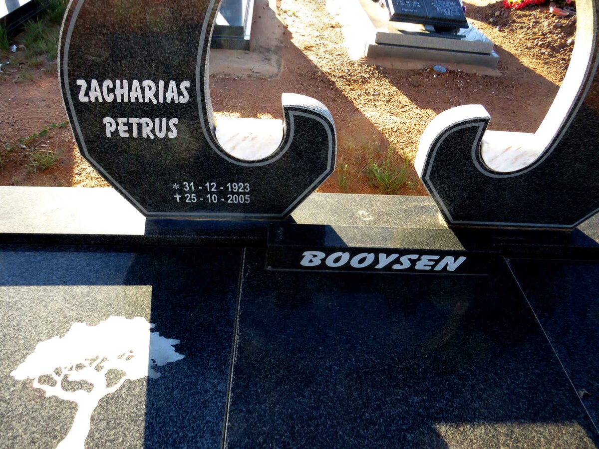 BOOYSEN Zacharias Petrus 1923-2005