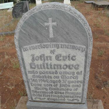 BULLIMORE John Eric -1949