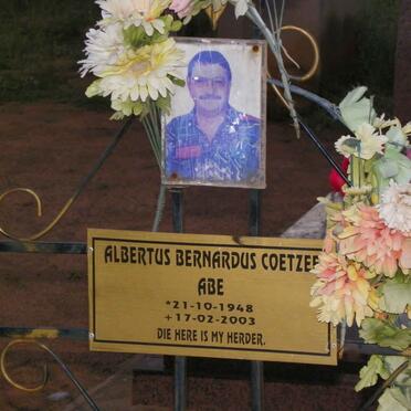 COETZEE Albertus Bernardus 1948-2003
