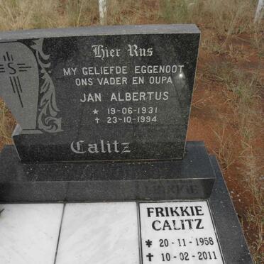 CALITZ Jan Albertus 1931-1994 :: CALITZ Frikkie 1958-2011