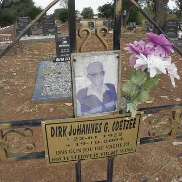 COETZEE Dirk Johannes G. 1922-2004