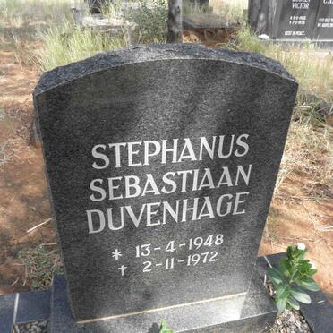 DUVENHAGE Stephanus Sebastiaan 1948-1972