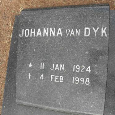 DYK Johanna, van 1924-1998