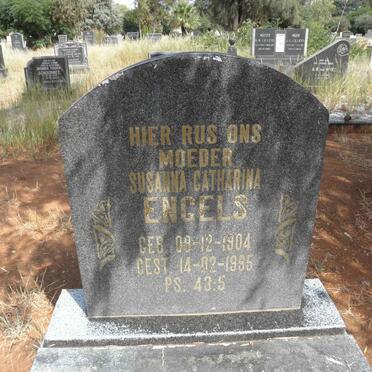 ENGELS Susanna Catharina 1904-1995