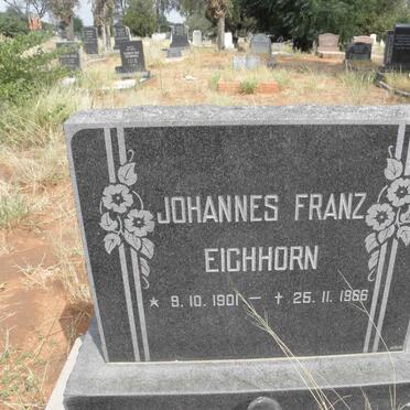 EICHHORN Johannes Franz 1901-1966