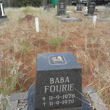 FOURIE Baba 1970-1970