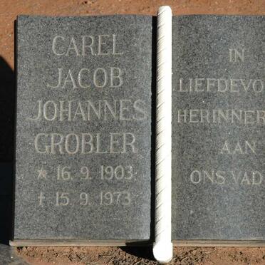 GROBLER Carel Jacob Johannes 1903-1973