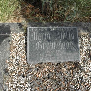 GROBBELAAR Maria Aletta nee BOTHA